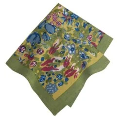 Jardin Blue & Vert Napkin