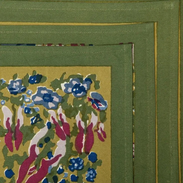 Jardin Blue & Vert Placemat 5 Jardin Blue & Vert Placemat - Image 3