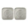 Match Pewter Square Coaster Pair -Home Furnishings Shop 1048.2