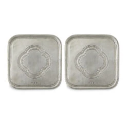 Match Pewter Square Coaster Pair