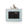 Michael Aram Teddy Frame 2x3, Blue -Home Furnishings Shop 133212 teddyframe2x3blue