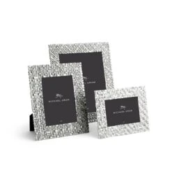 Michael Aram Palm Frame 8x10 In Nickel -Home Furnishings Shop 17495456