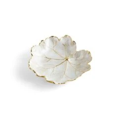 Michael Aram Winter Leaves Geranium Dish -Home Furnishings Shop 175673