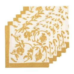 Granada Mustard Napkin 8 Granada Mustard Napkin -Home Furnishings Shop 38 28 5 napkin2
