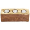 Gold 3 Tea Light Holder -Home Furnishings Shop 3tealightholder