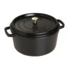 Staub 7QT Round Cocotte In Black -Home Furnishings Shop 40500 281 0 1