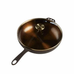 Smithey No. 11 Deep Skillet W/ Glass Lid