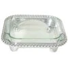Mariposa String Of Pearls Square Casserole Caddy W/ Pyrex -Home Furnishings Shop 628
