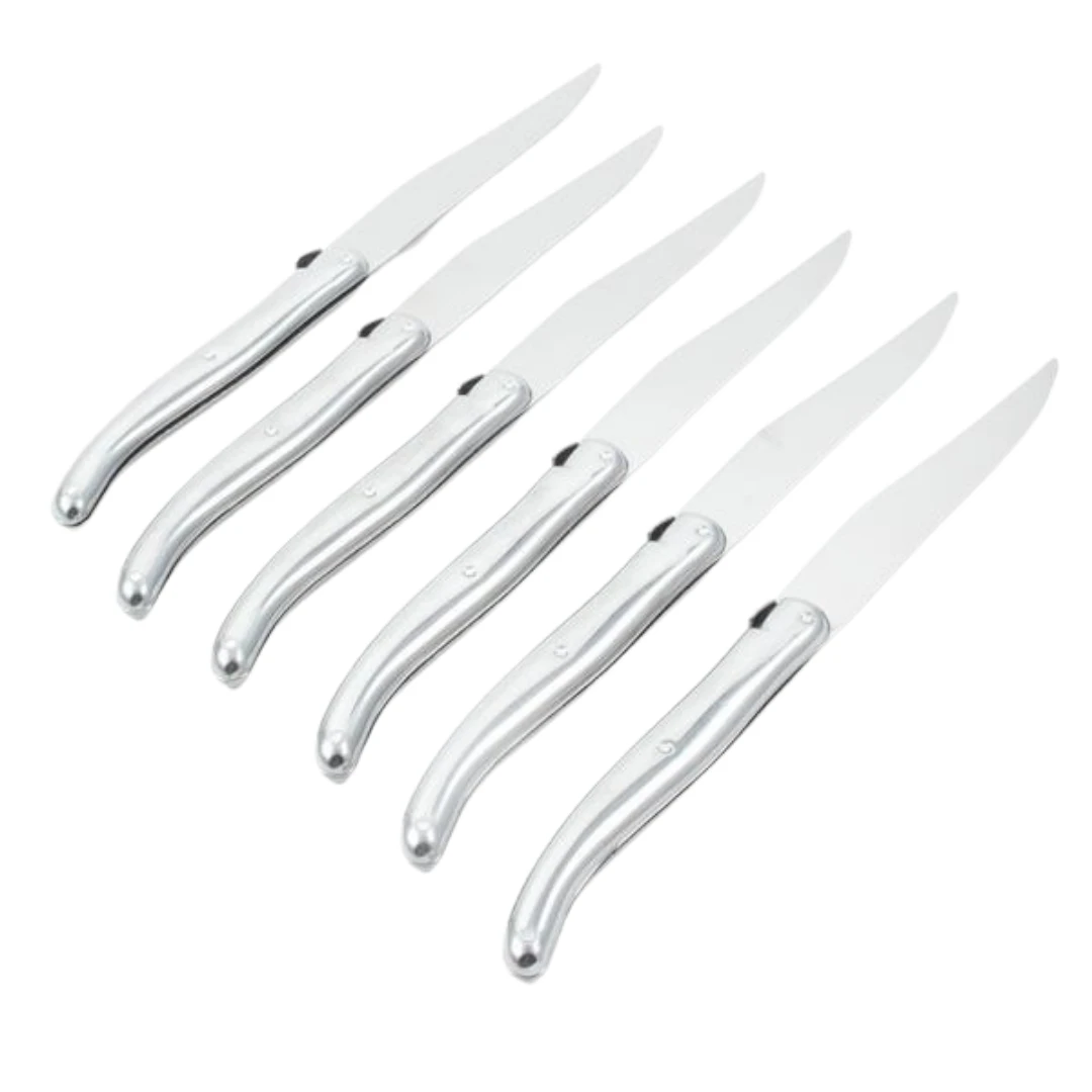 Laguiole Stainless Steel Steak Knife Set 3 Laguiole Stainless Steel Steak Knife Set