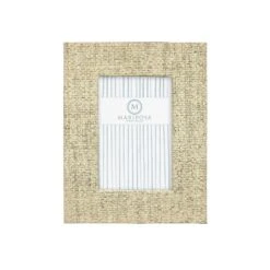 Mariposa Sand Faux Grasscloth Frame