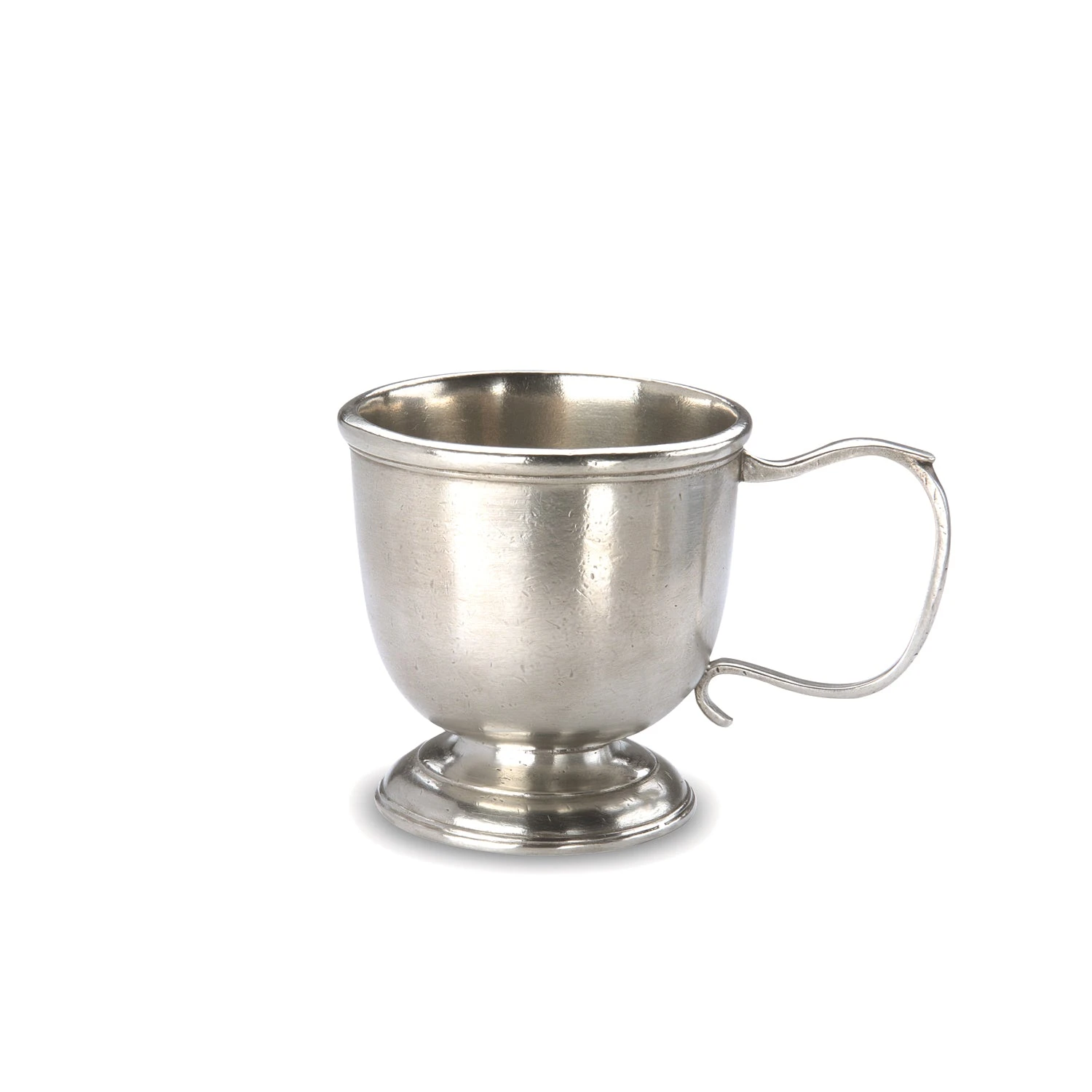 Match Pewter Baby Cup W/ Handle 3 Match Pewter Baby Cup W/ Handle