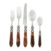 Vietri Aladdin Antique Tortoiseshell 5 Piece Flatware Set -Home Furnishings Shop ALD 9800T