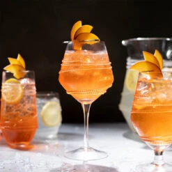 Juliska Chloe Red Wine Glass -Home Furnishings Shop B522 CLS2