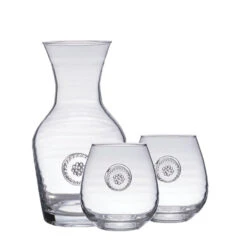 Juliska Berry & Thread Glass Stemless Red Wine -Home Furnishings Shop B716SET C