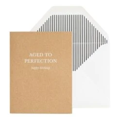 Aged To Perfection Birthday Card