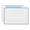 Crane & Co. Navy Bordered On Pearl White Cards -Home Furnishings Shop CC3407
