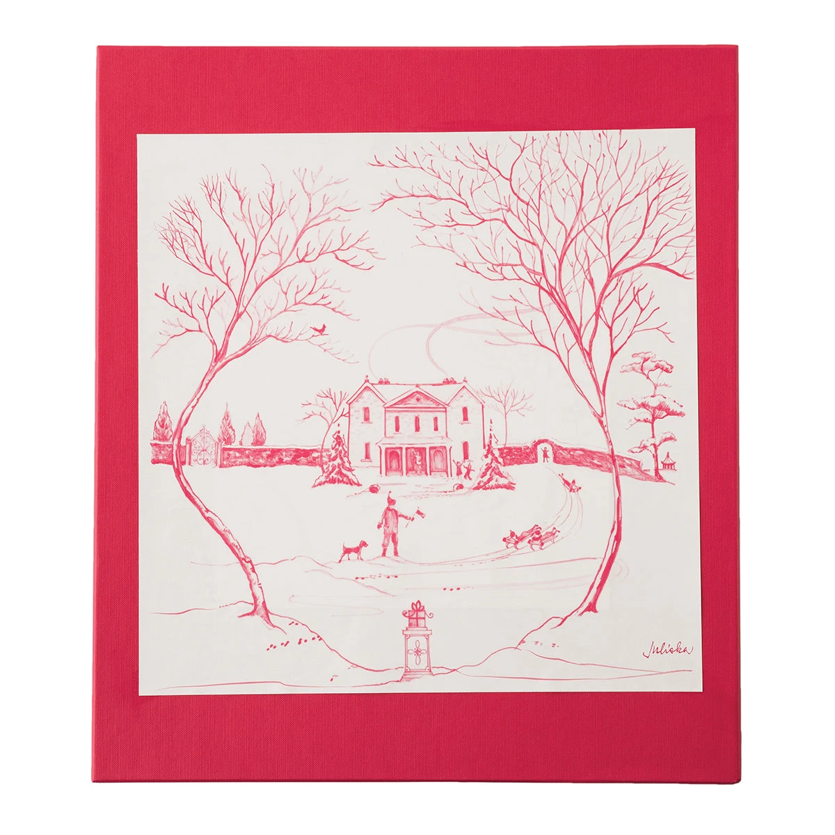 Juliska Country Estate Winter Frolic Ruby 12 Days Of Christmas Tree Platter 4 Juliska Country Estate Winter Frolic Ruby 12 Days Of Christmas Tree Platter - Image 2