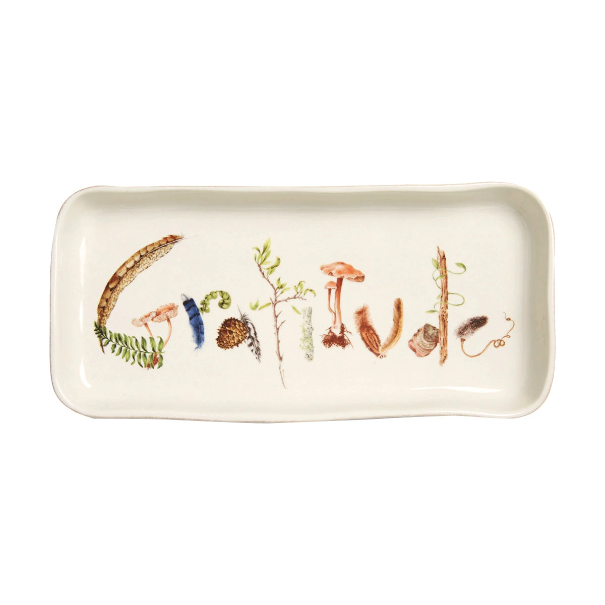 Juliska Forest Walk 7.5" Gift Tray Gratitude 3 Juliska Forest Walk 7.5" Gift Tray Gratitude