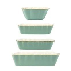 Vietri Italian Bakers Aqua Rectangular, Medium -Home Furnishings Shop ITB AQ2900N 03f7c1a7 d00b 4453 9204 1c2b847a99df