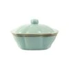 Vietri Italian Bakers Aqua Covered Casserole