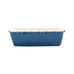 Vietri Italian Bakers Blue Rectangular, Small