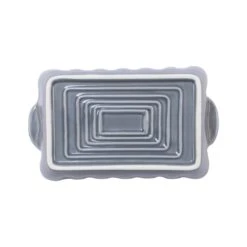 Vietri Italian Bakers Gray Rectangular, Small -Home Furnishings Shop ITB GR2954 3