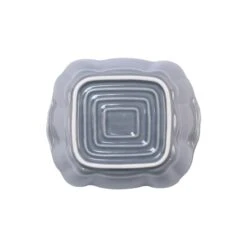 Vietri Italian Bakers Gray Square, Small -Home Furnishings Shop ITB GR2957 3