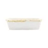 Vietri Italian Bakers White Rectangular, Small -Home Furnishings Shop ITB W2954 1
