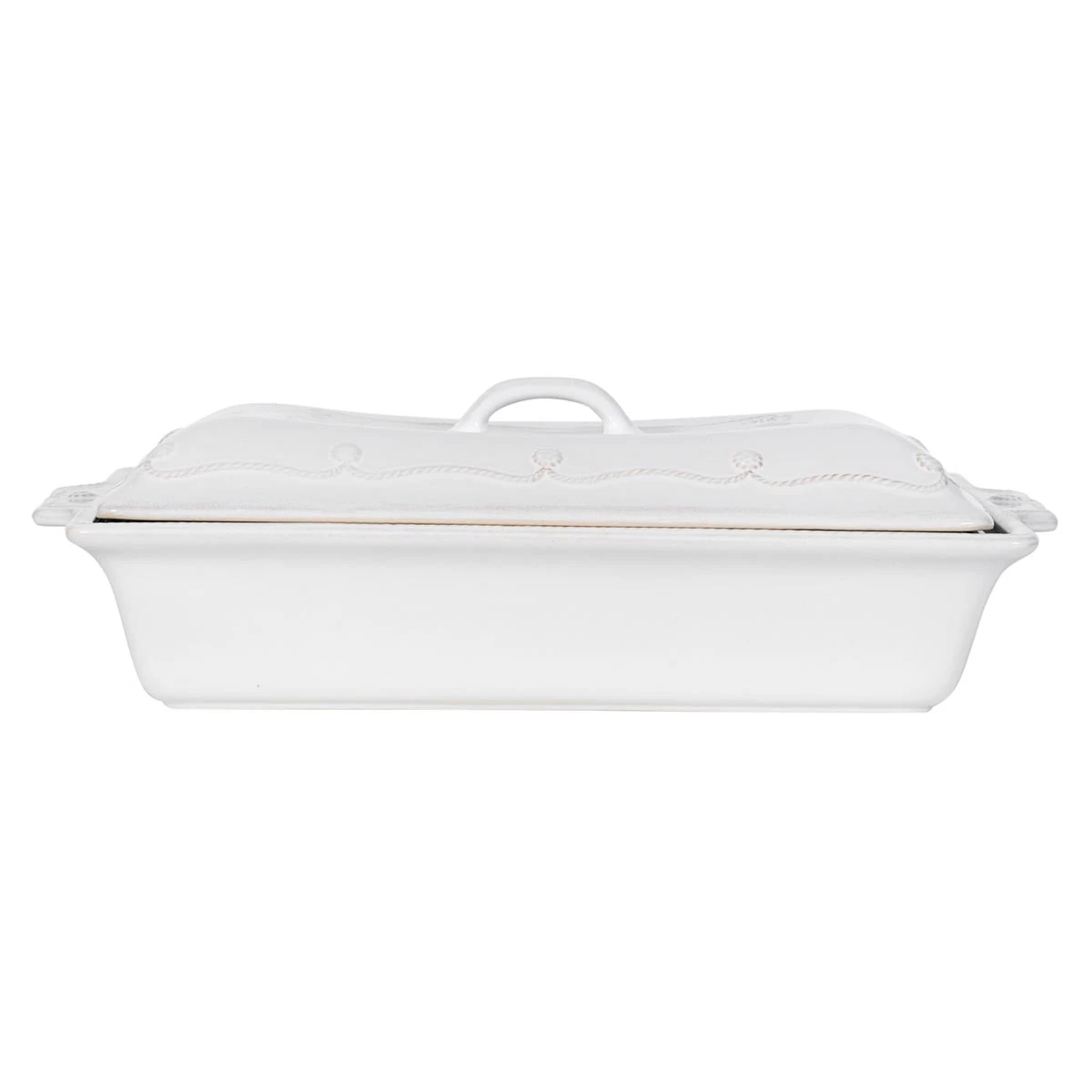 Juliska Berry & Thread Whitewash Lidded Rectangular Baker 13" 8 Juliska Berry & Thread Whitewash Lidded Rectangular Baker 13" - Image 6