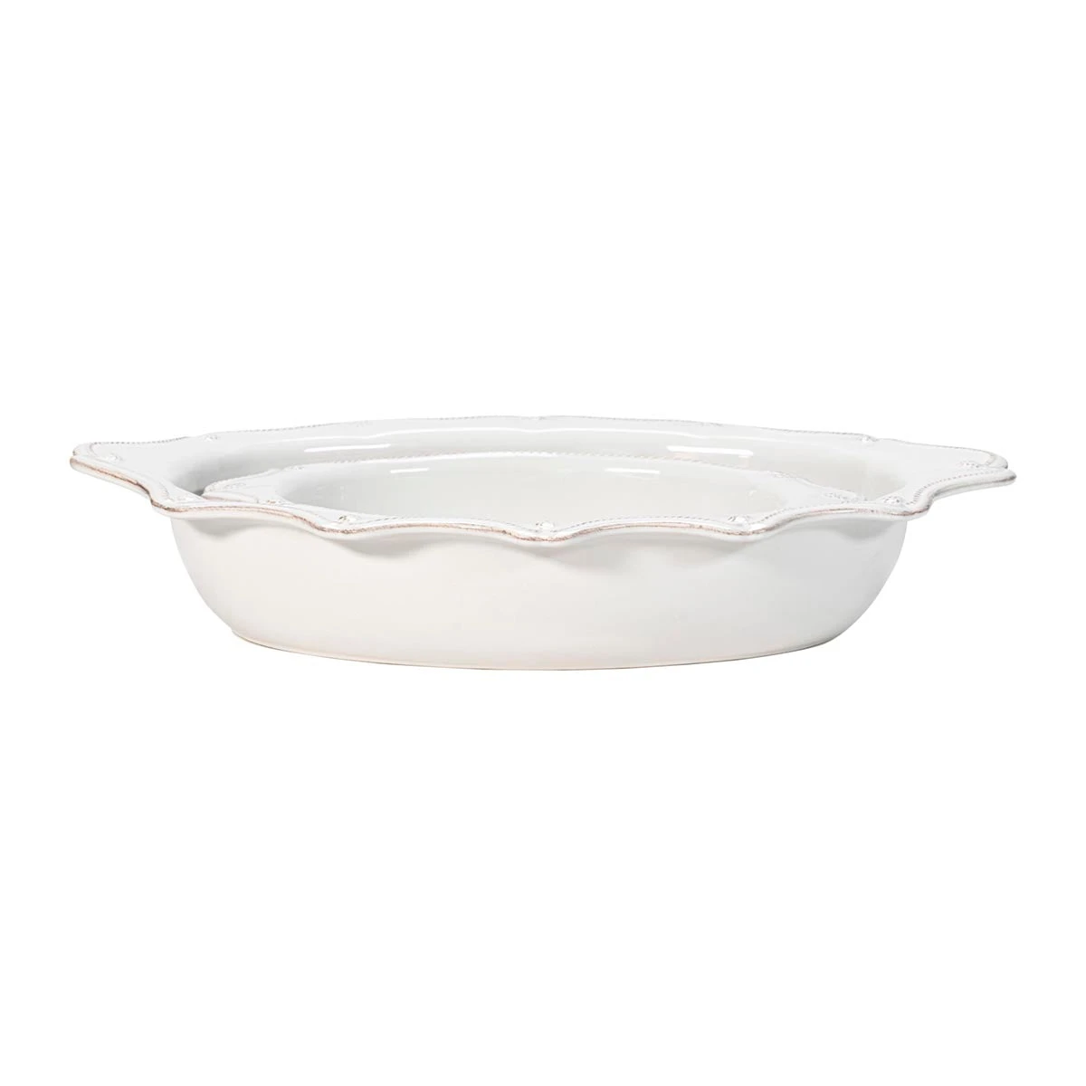 Juliska Berry & Thread Whitewash Oval Baker 18" 6 Juliska Berry & Thread Whitewash Oval Baker 18" - Image 4