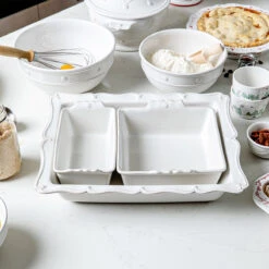 Juliska Berry & Thread Whitewash Rectangular Baker 17.5" NEW -Home Furnishings Shop JA23X Wimg3 1e