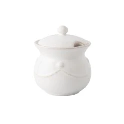 Juliska Berry & Thread Whitewash Lidded Sugar Pot