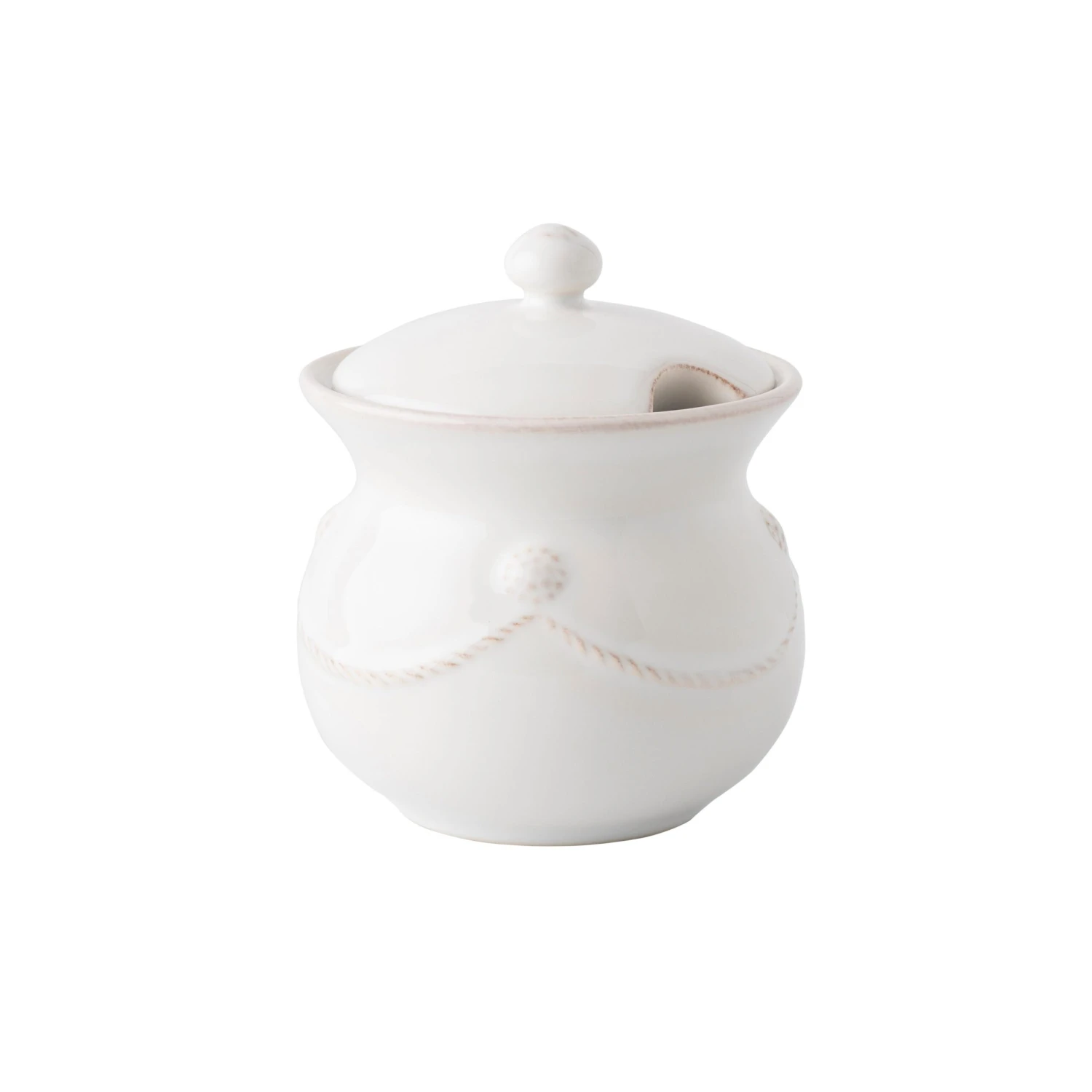 Juliska Berry & Thread Whitewash Lidded Sugar Pot 3 Juliska Berry & Thread Whitewash Lidded Sugar Pot