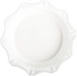Juliska Berry & Thread Whitewash Pie/Quiche Dish -Home Furnishings Shop JA34 Wabove