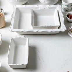 Juliska Berry & Thread Whitewash Loaf Pan NEW -Home Furnishings Shop JA55X Wimg3 1d