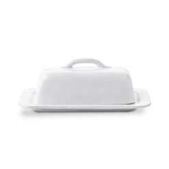 Juliska Puro Whitewash Butter Dish -Home Furnishings Shop KS10 10