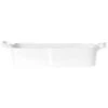 Vietri Lastra White Rectangular Baker -Home Furnishings Shop LAS 2653W