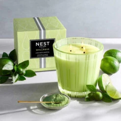 Nest Lime Zest & Matcha 3-Wick Candle -Home Furnishings Shop Lime Zest Matcha 3 Wick