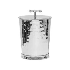 Juliska Graham Hammered Metal Lidded Ice Bucket 6 Juliska Graham Hammered Metal Lidded Ice Bucket -Home Furnishings Shop N269 57alt