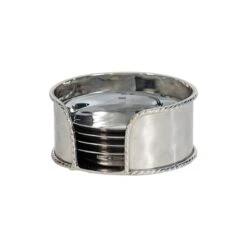 Juliska Graham Hammered Metal Coasters