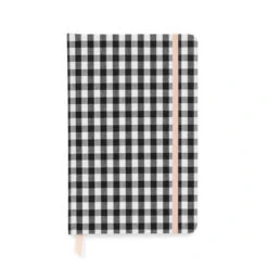 Essential Journal In Black & White Gingham