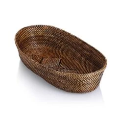 Calaisio Oval Bread Basket W/ Edging, Small