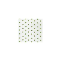 Vietri Papersoft Cocktail Napkins In Dot Green
