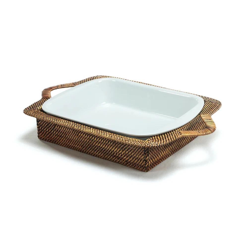 Calaisio Casserole Basket W/ Pillivuyt Insert 3 Calaisio Casserole Basket W/ Pillivuyt Insert