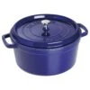Staub 7QT Round Cocotte In Dark Blue -Home Furnishings Shop Staub Cocotte Round 7QT DarkBlue