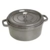 Staub 7QT Round Cocotte In Graphite