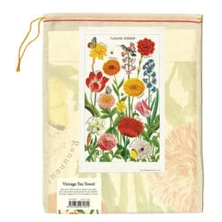 Flower Garden Tea Towel -Home Furnishings Shop TT FLRGRD 4