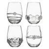 Juliska Heritage Stemless Wine Set/4 -Home Furnishings Shop b545set c