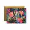 Floral Foil Birthday Card 1 Floral Foil Birthday Card -Home Furnishings Shop birthday gcb018 floral foil 01