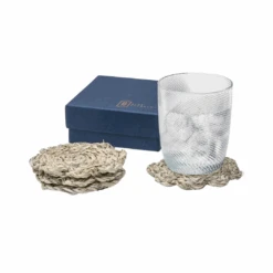 Vera Flower Coaster Set -Home Furnishings Shop blue pheasant 9